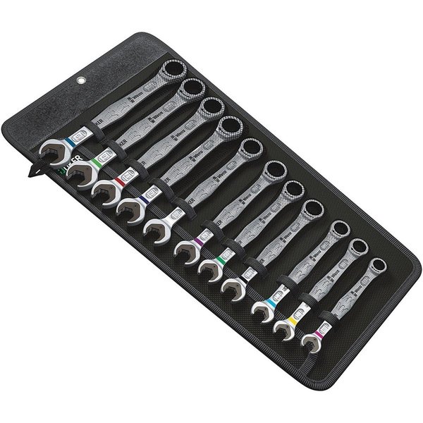 Wera Tools Wera Tools 05020013001 Joker Metric Ratcheting Combination Wrench Set - 11 Piece 5020013001